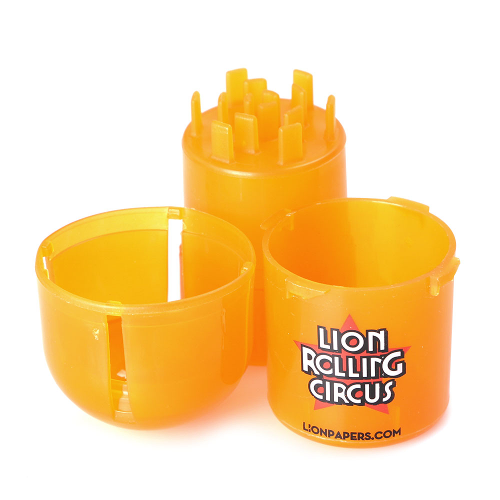 Dichavador de Plástico - Lion Rolling Circus - Laranja
