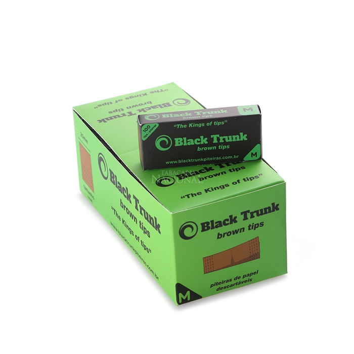 Piteira de Papel Black Trunk Médio - Brown (Caixa com 20)