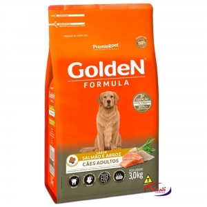 Golden Fórmula Salmão Cães Adultos 3kg