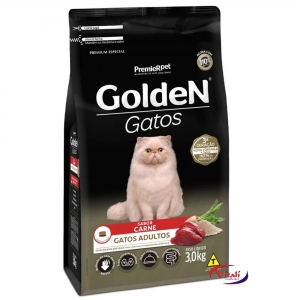 Golden Gatos Carne 3kg
