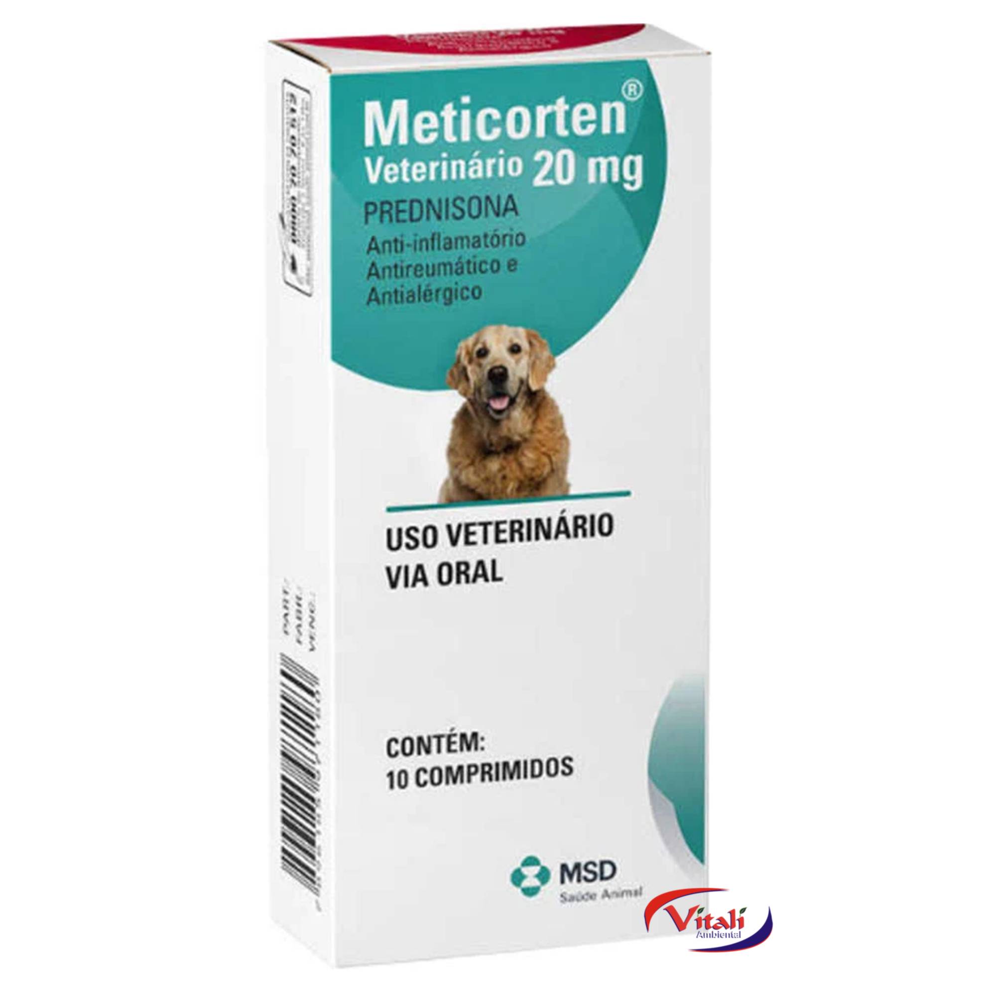 Meticorten 20MG (10 Comprimidos)