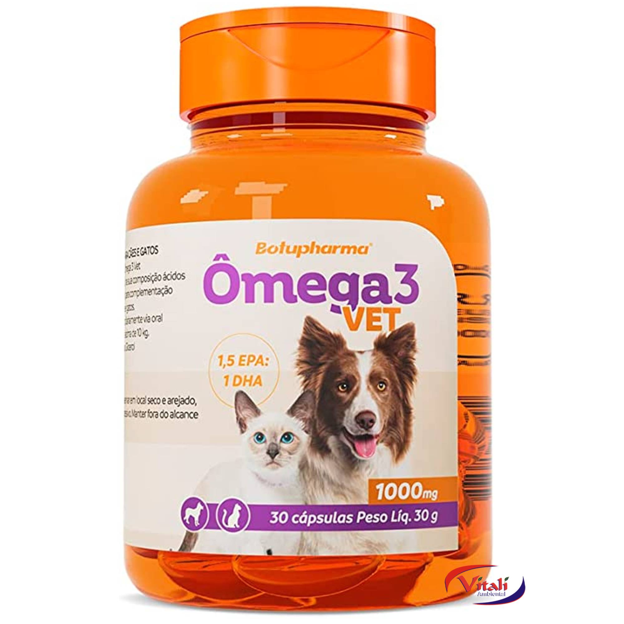Omega 3 Vet 1000MG 30 Cápsulas