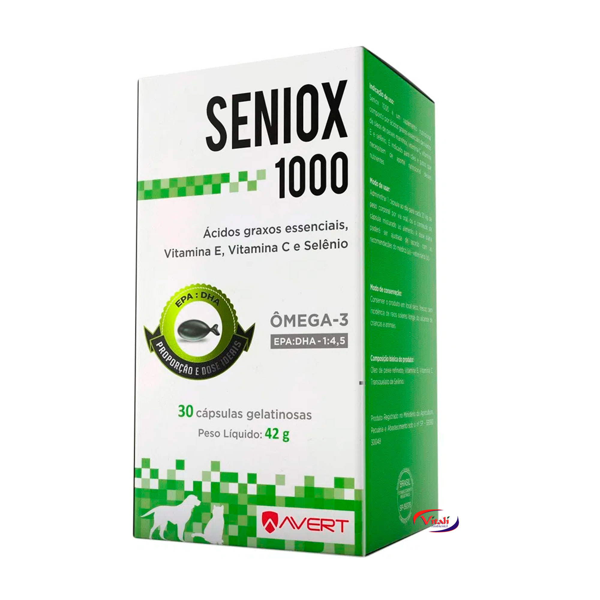SENIOX 1000MG 30 CÁPSULAS