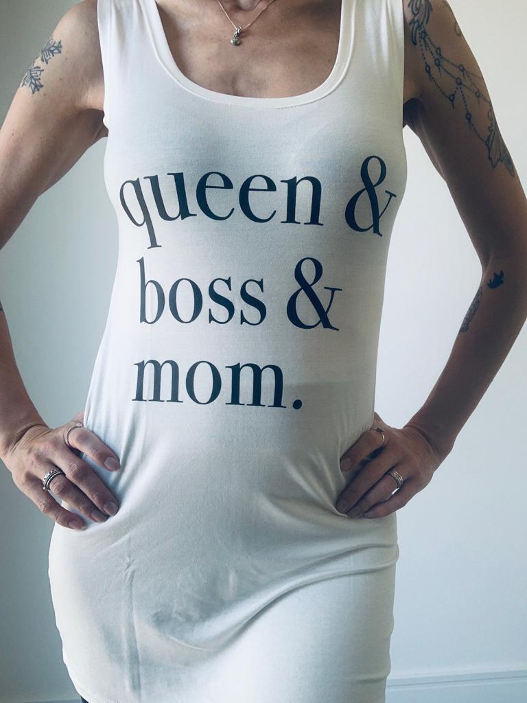 Regata Gestante Acerola queen&amp;boss&amp;mom