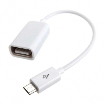 Cabo Adaptador USB x Micro USB (F) 0,15m OTG V8