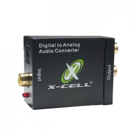 RCA x Audio Optico Toslink Conversor X-Cell