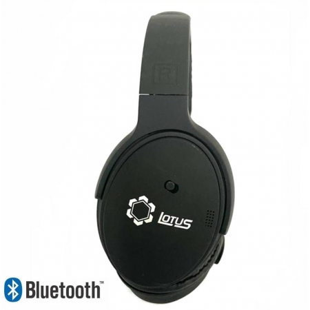 Fone Bluetooth 5.0 P2/FM Headphone Headset FN14 PRETO Lotus