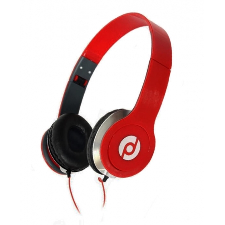 Fone de Ouvido Headphone P2 Cabo 1,2m Super Bass Vermelho