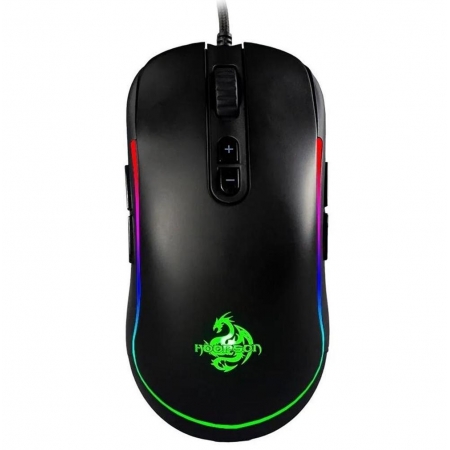 Mouse Gamer USB 7200DPI 10 Botoes RGB Hoopson Soldier