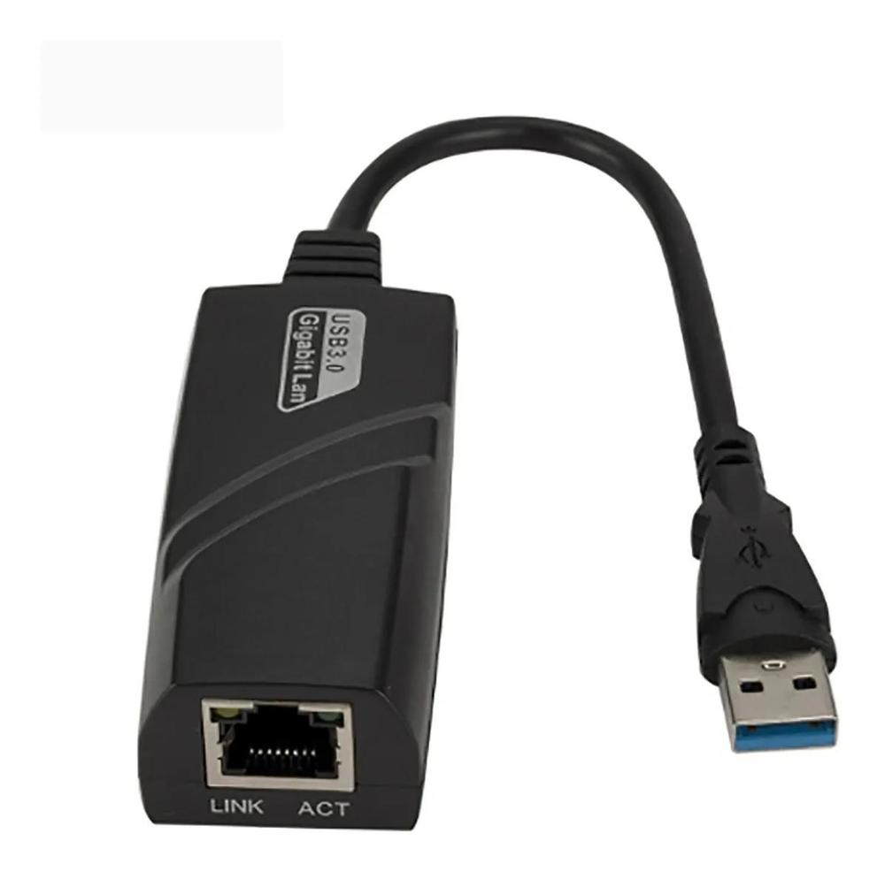 Cabo Adaptador USB x RJ45 Gigabit 3.0 100/1000 Mbps