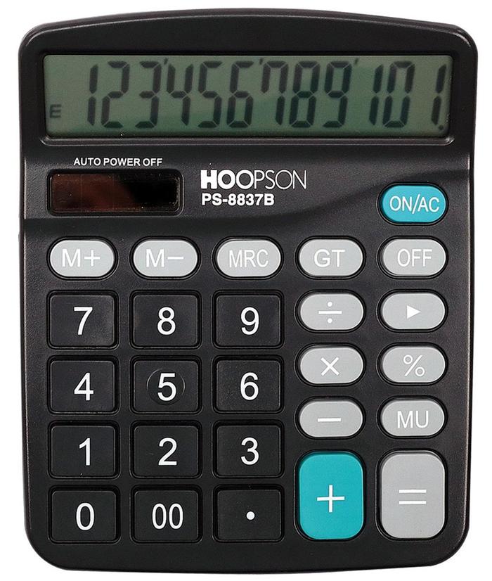 Calculadora de Mesa PS-8837B Hoopson