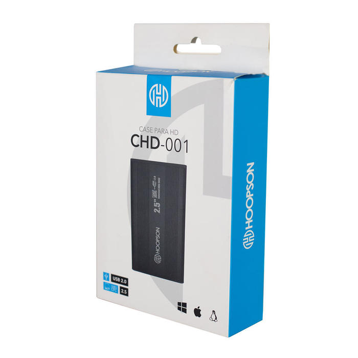 Case HD 2.5 Sata USB 2.0 Hoopson