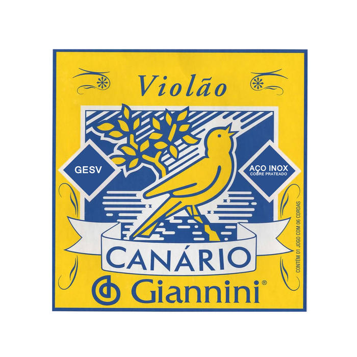 Encordoamento Em Aco Inox P/ Viola Giannini GESV - Media - Canario*