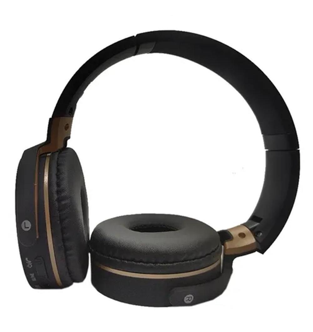 Fone Bluetooth 5.0 P2/FM Headphone Headset FN10 Preto Lotus