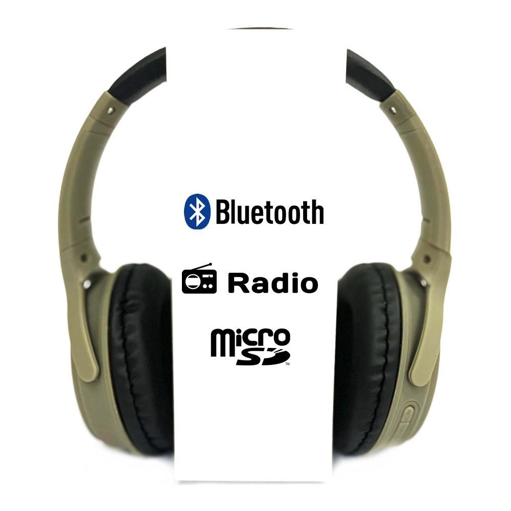 Fone Bluetooth 5.0 P2/FM Headphone Headset FN14 CINZA Lotus
