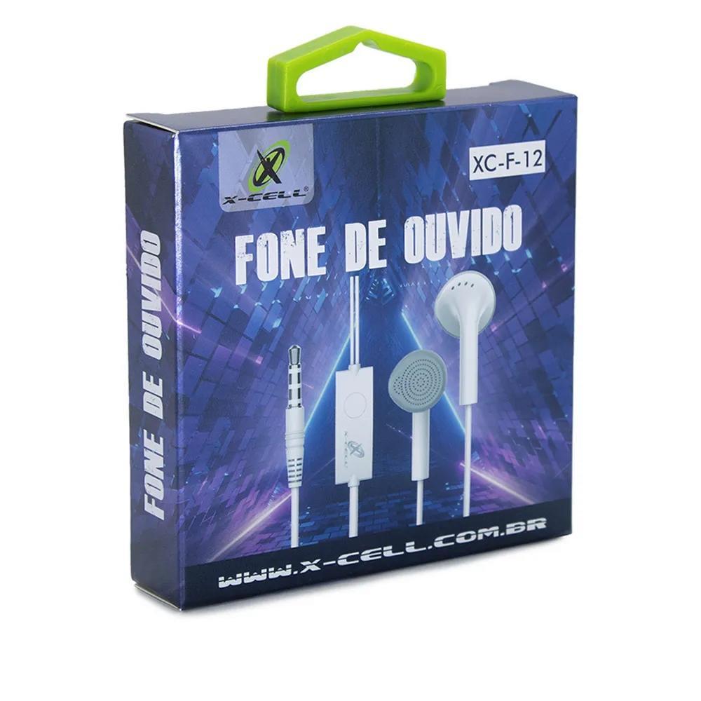 Fone De Ouvido c/ Microfone P2 Intra Auricular X-Cell XC-F-12