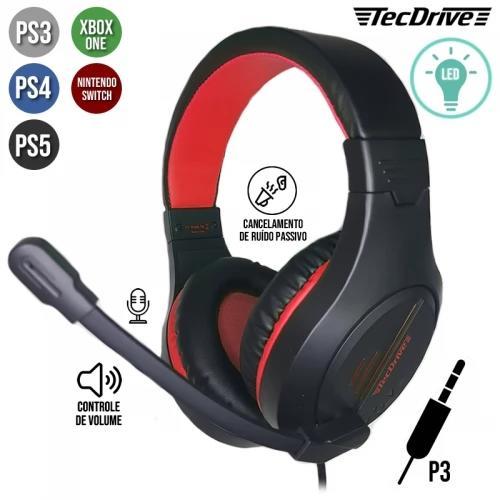 Headphone Headset Gamer c/ Microfone TecDrive PX-10