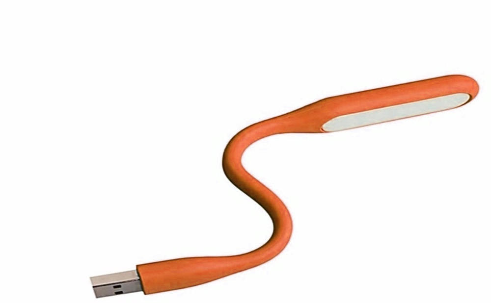 Luminaria de LED USB Flexivel Laranja