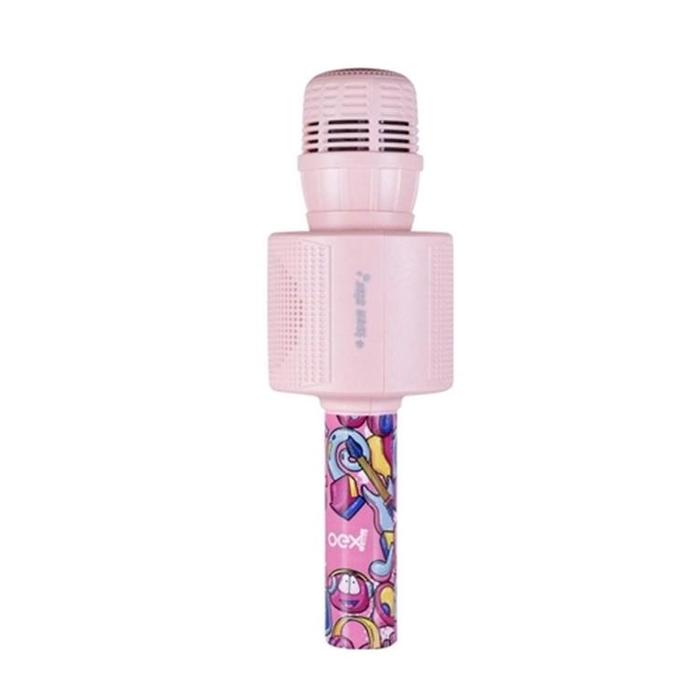 Microfone Teen Star Bluetooth Infantil Rosa MK301 OEX###