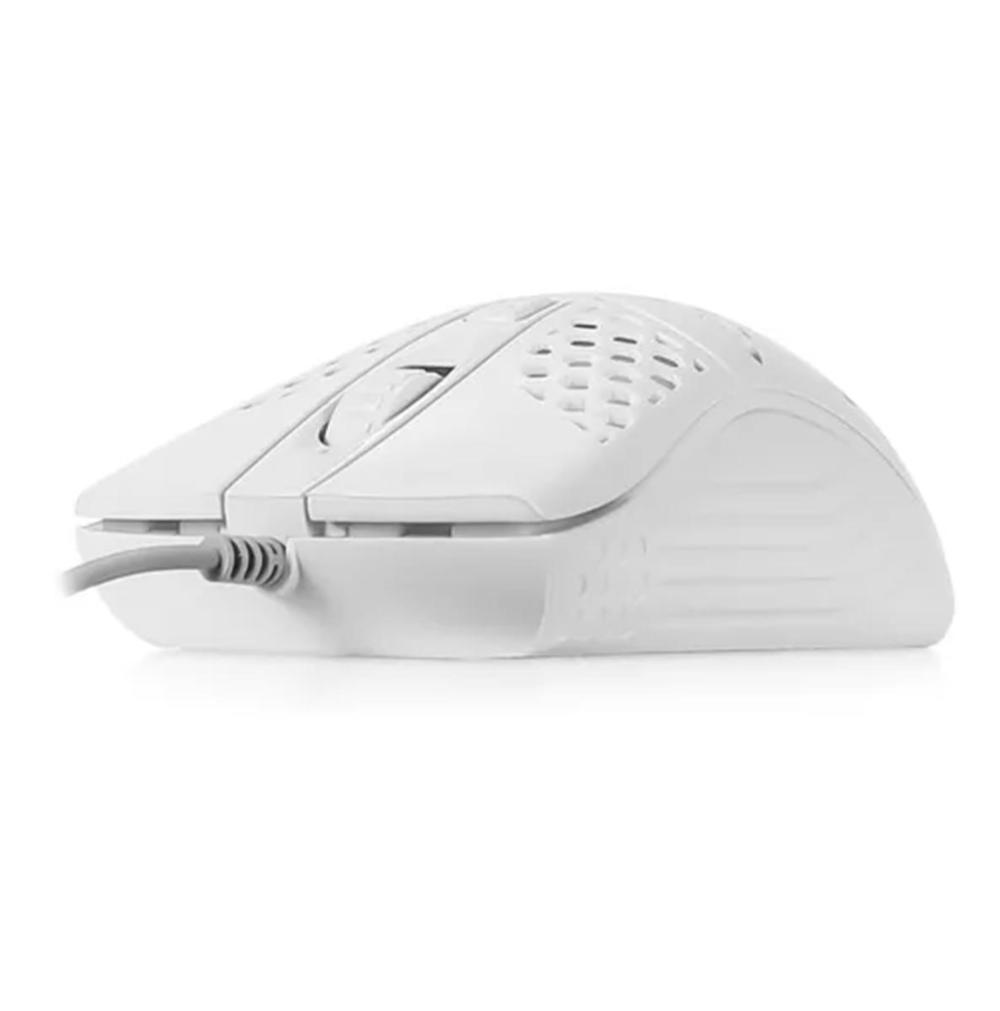 Mouse Gamer USB 1000dpi 4 Botoes RGB Branco Knup KP-MU010