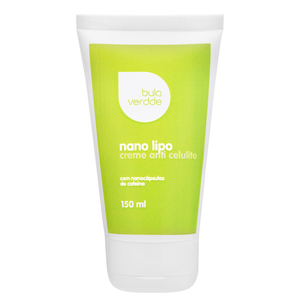 Nano Lipo Creme Anti Celulite Verdde 150ml Com blend de óleos essenciais