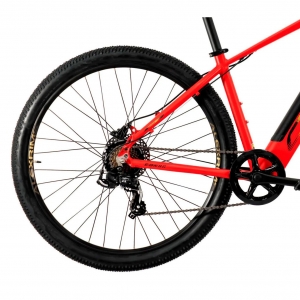 Bicicleta Elétrica Oggi Big Wheel 8.0 7V 2022 - Vermelho e Preto