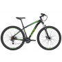 Bicicleta Mtb OX Hard Glide Aro 29 2021 - Preto e Verde