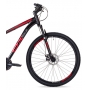 Bicicleta Mtb OX Hard Glide Aro 29 2021 - Preto e Vermelho