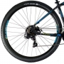 Bicicleta Oggi Hacker Sport Aro 29 2021 - Preto Azul e S-lime