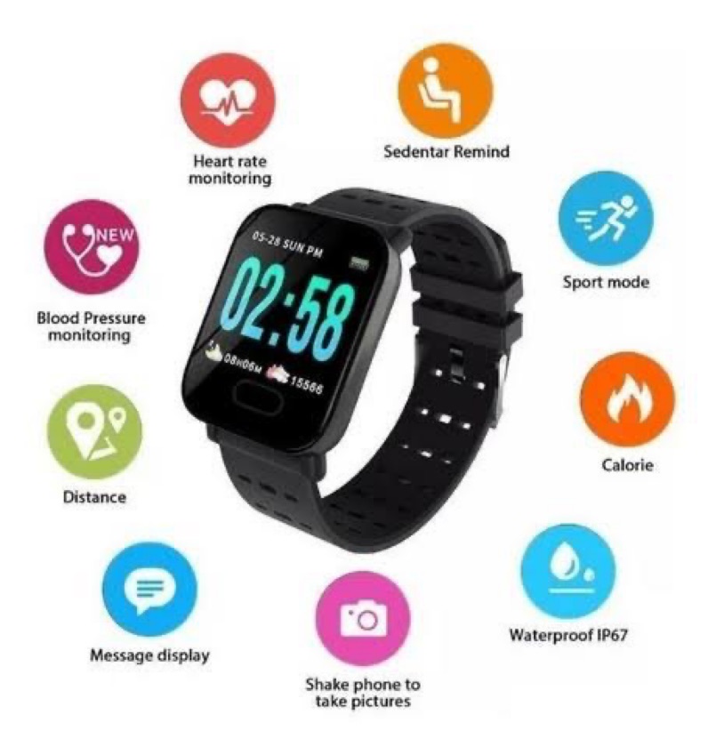 Relógio Smartwatch Bluetooth Tomate MTR-23 Multifuncional