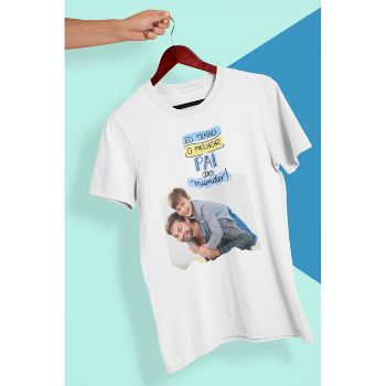Camisetas para Pai e Filho(a) - Eu tenho o melhor pai do mundo