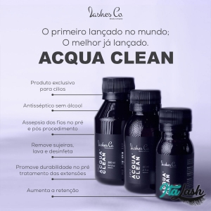 Acqua Clean Lashes Co 100ml Solução De Limpeza Cílios