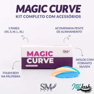 Kit Magic Curve Sm Lash para Lash Lifting e Brow Lamination