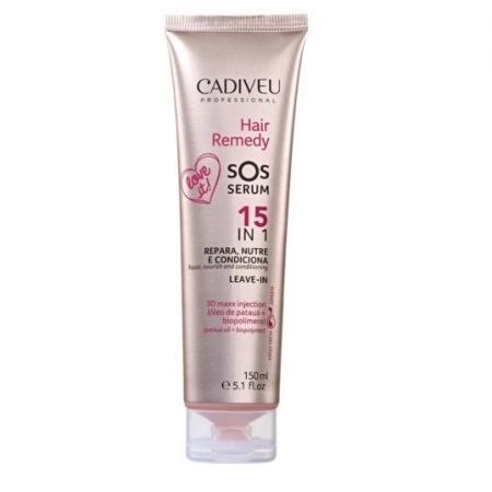 Cadiveu Professional Hair Remedy SOS Serum 15 em 1 - Leave-in 150ml - P