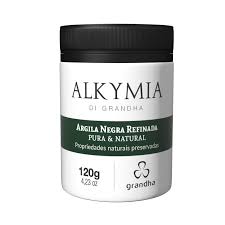 Alkymia Di Grandha Argila Negra Refinada Pura & Natural - 120gr