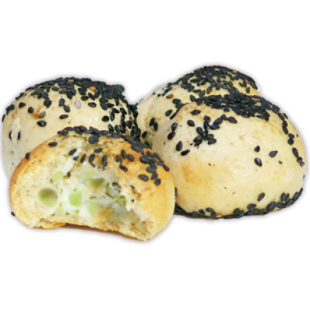 Pão de Batata Doce com Brócolis e Queijo - 12 unidades