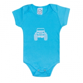 Body Bebê Jeep Azul