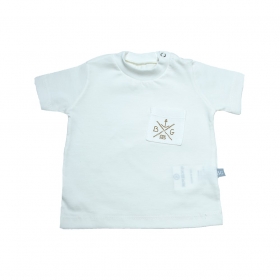 Camiseta Bebê Com Pérola