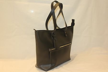 Shopping Bag Clássica, Zipper Externo, Sintético - Pontapé