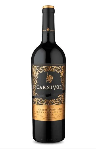 Vinho Tinto Norte Americano Carnivor Bourbon Arrel Aged Cabernet Sauvignon 750ML