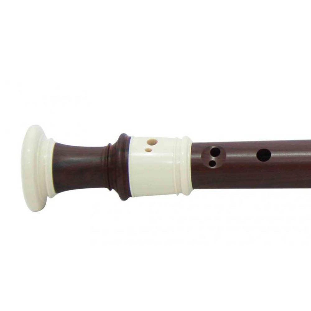 Flauta Doce Soprano Barroca Yamaha YRS312B Imitação Jacarandá