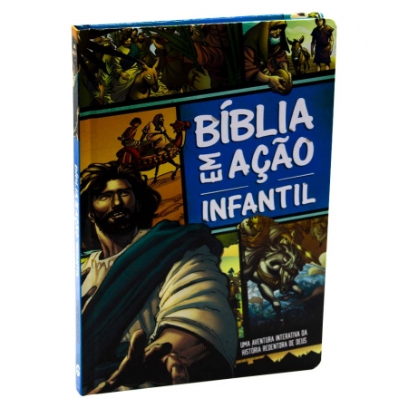 Bíblia em Ação Infantil | HQ | Capa Dura | Ilustrada