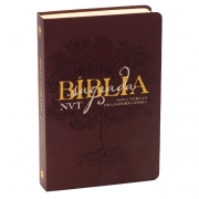 Bíblia Sagrada Éden | NVT | Letra Grande | Capa Soft Touch | Vinho