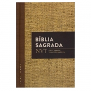 Bíblia Sagrada Juta | NVT | Capa Dura | Letra Grande | Marrom