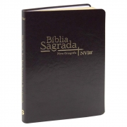 Bíblia Sagrada | Nvi | Slim | Luxo | Marrom