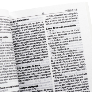 Bíblia Novo Testamento - NAA - Capa Brochura Marrom