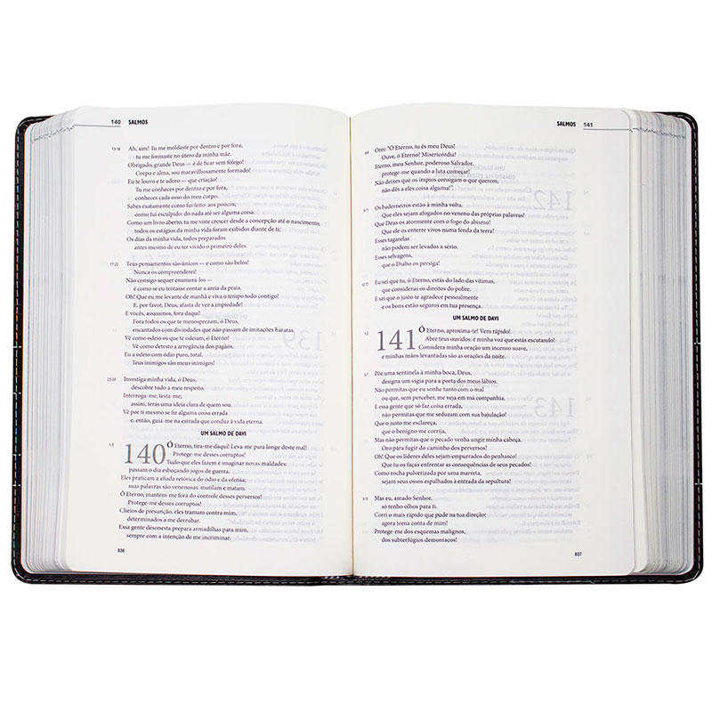 Bíblia A Mensagem - Linguagem Contemporânea - Capa Luxo - Preta