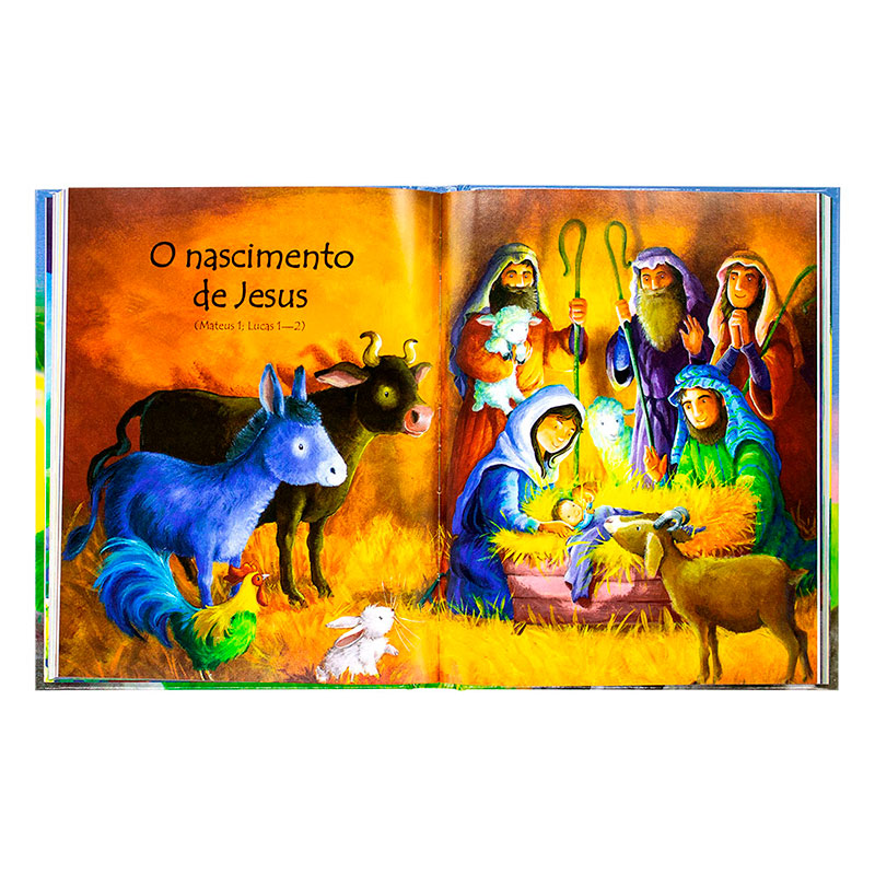 Bíblia Crescendo Com Jesus | Infantil | Capa Dura | Ilustrada