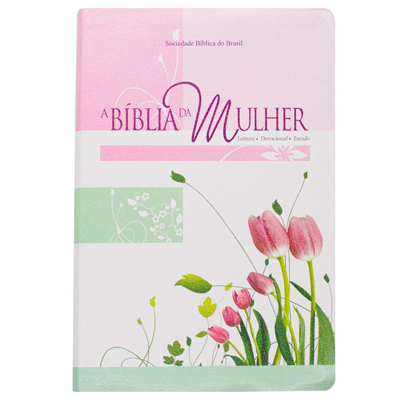 Bíblia Da Mulher | ARA | Couro Bonded | Rosa