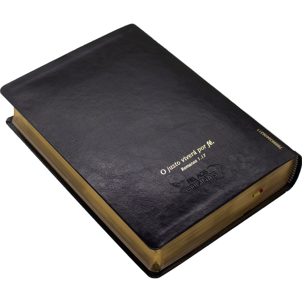 Bíblia De Estudo Da Reforma | ARA | Capa Luxo | Preta